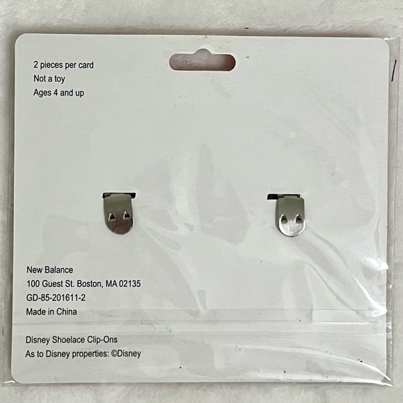 New Balance New Haunted Mansion Wallpaper Disney Shoelace Clip Ons Purple Black - Picture 4 of 11